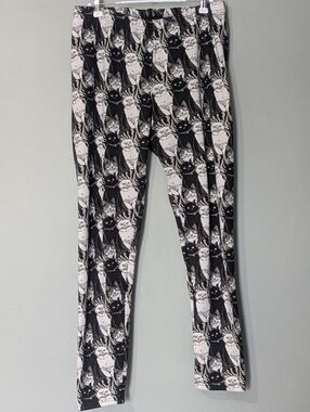 Just Cozy Women's Patterned Cat Fleece Lined Leggings